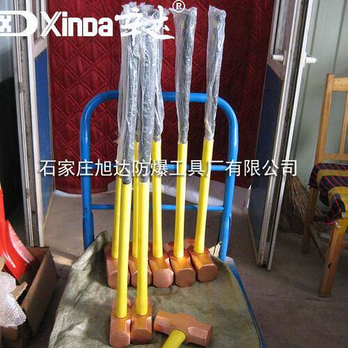 工厂紫铜八角锤塑柄/木柄紫铜锤纯铜锤子铜榔头0.5-8.1kg/18P