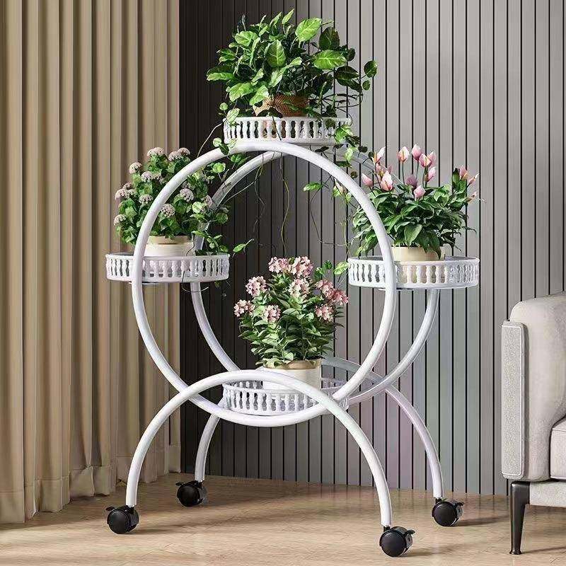 花架室内置物架铁艺多层带轮落地式绿萝花盆架家用客厅阳台花架,纺织面料/辅料/配套,纺织机械配件,淘宝优惠券,粉丝福利购,淘宝优惠卷