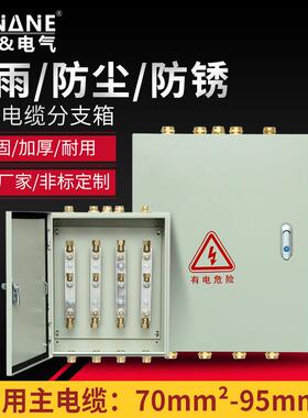 矿物质绝缘防火电缆专用铜排分支箱NG-A-BTLY低压T接转换接线箱