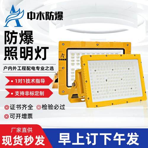 LED亚明户外防爆灯仓库加油站车间化工厂防腐耐高温防爆投光灯