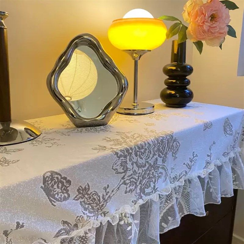欧式覆古风刺绣餐桌布镂空提花盖巾茶几桌布法式浪漫蕾丝白色桌布,居家布艺,桌布,淘宝优惠券,粉丝福利购,淘宝优惠卷