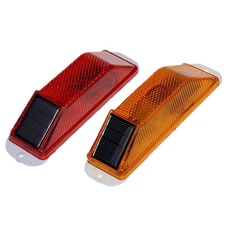 太阳能反光轮廓标交通警示灯夜间信号灯防撞护栏频闪Y灯立柱路障