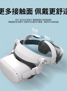 Oculus quest2配件升级版精英头带适用于quest2头戴收纳X包导声耳