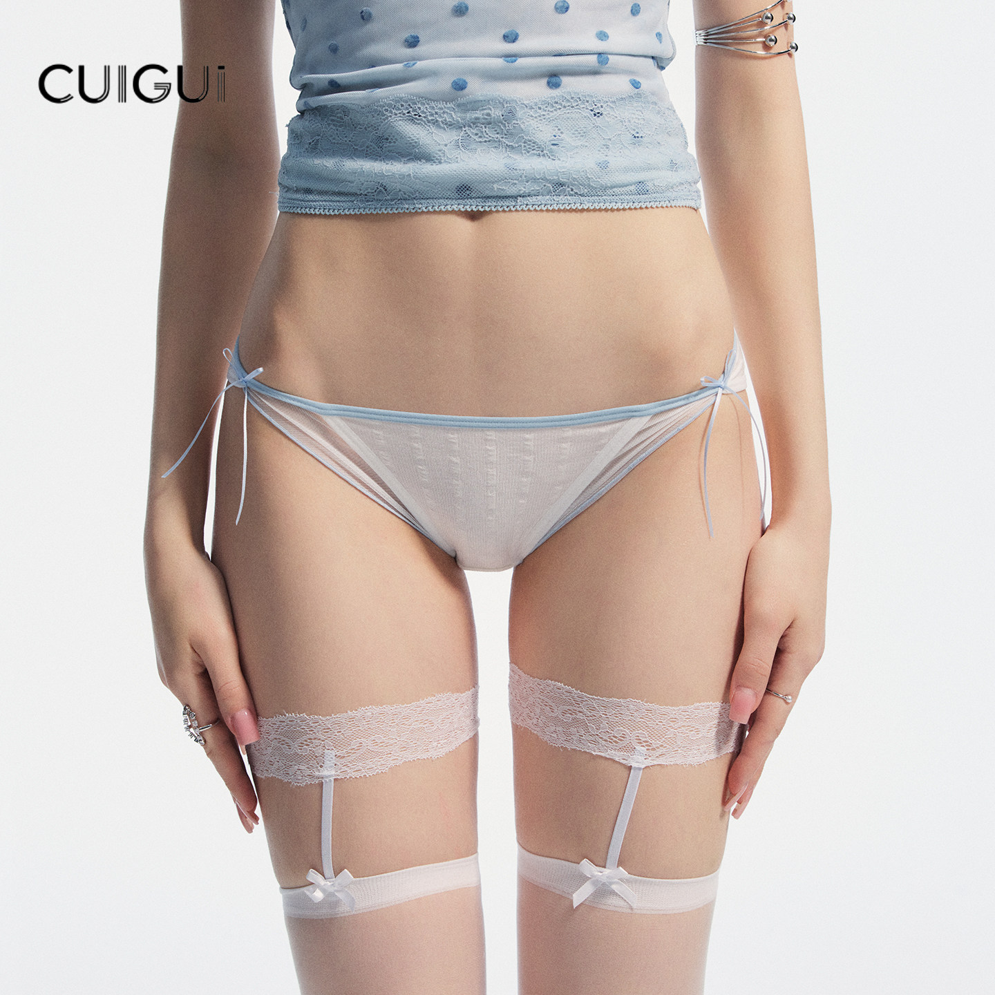 「CG」7A抗菌 棉裆性感高开叉内裤女新款蝴蝶结不勒腿细带三角裤,女士内衣/男士内衣/家居服,女三角裤,淘宝优惠券,粉丝福利购,淘宝优惠卷