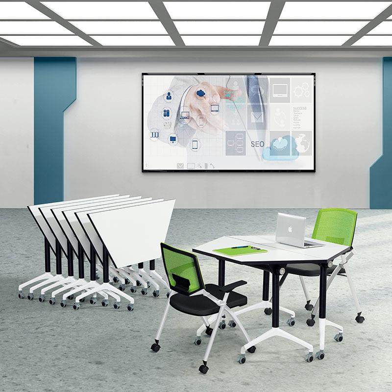 爵隆简约组合移动折叠培训桌梯形办公桌会议长条拼接课桌椅六边桌,特色手工艺,其他特色工艺品,淘宝优惠券,粉丝福利购,淘宝优惠卷