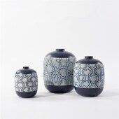 饰品客厅摆设 家居饰品样板房间装 新中式 高温陶瓷花瓶摆件创意软装