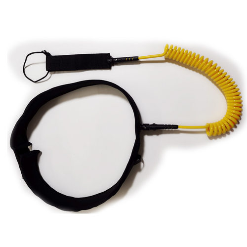 新款冲浪站立式桨板腰绳牵引绳桨板配件弹力绳子SUP浆板安全腰绳