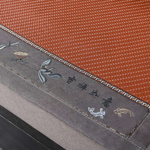 夏季凉席藤席家用1.8米加厚单双人1.5m冰丝席子0.9米学Z生宿舍床