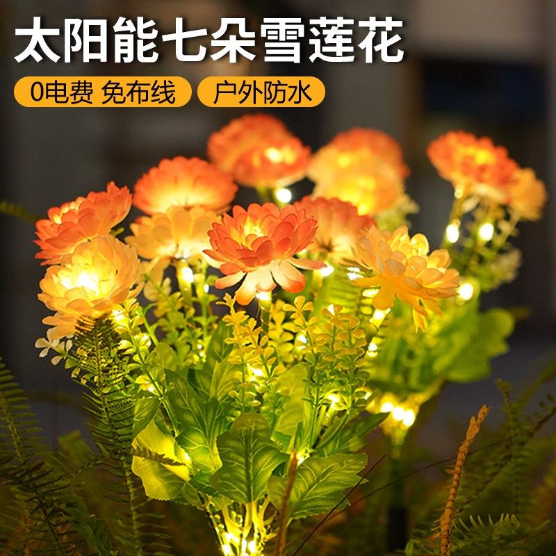 太阳能草坪灯户外庭院花园造景布置氛围灯室外阳台装饰地插花丛灯,家装灯饰光源,草坪灯,淘宝优惠券,粉丝福利购,淘宝优惠卷