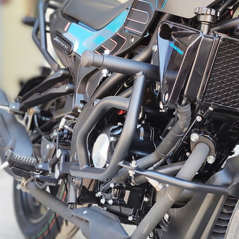 适用于倍力尼复古幼狮250BJ 后货架尾箱架后O备箱架150后衣架改装