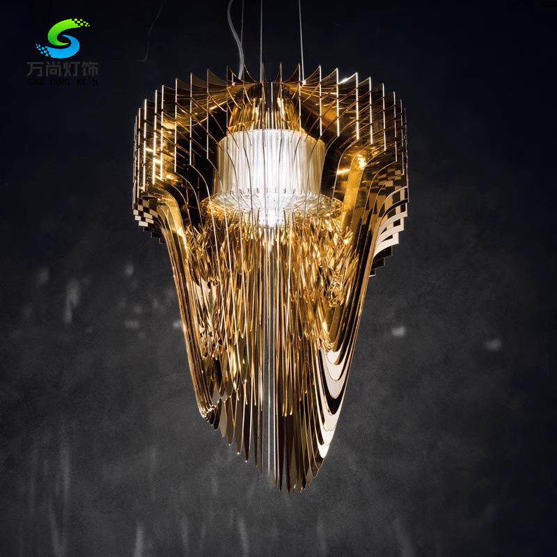 意大利设计师吊灯别墅艺术客厅酒店创意餐厅设计师楼梯亚克力灯
