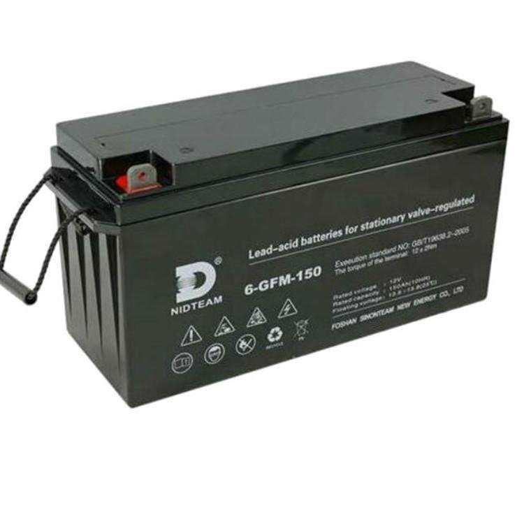 NIDTEAM力德蓄电池6-FM-120 12V120AH厂家供应质保三年纸箱非进口