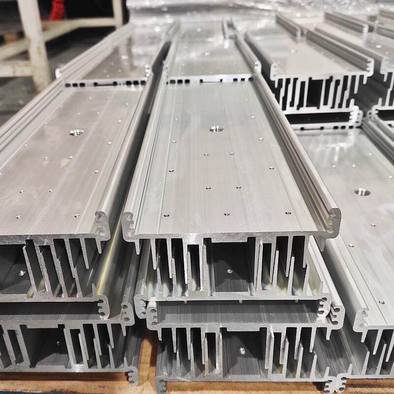 工业带槽散热片铝型材 挤压散热片铝材 型材散热片15*10*20