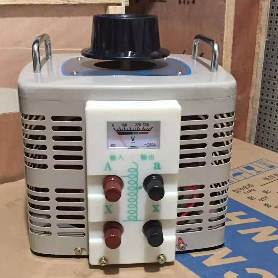 调压器220V单相TDGC2-5KW交流自耦变压器5kw家用调压0v-250v