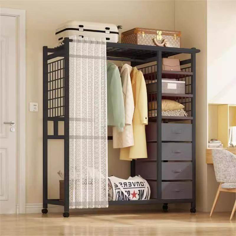 简易衣柜家用卧室衣服收纳柜钢架加粗布衣柜出租房防尘组装挂衣橱,自行车/骑行装备/零配件,更多零件/配件,淘宝优惠券,粉丝福利购,淘宝优惠卷