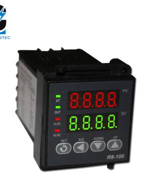 数显温控仪表pid智能温度控制器调节温控仪器温度控制仪R8-100