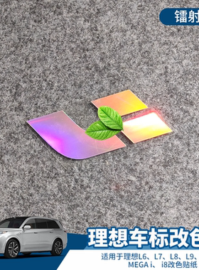 适用于理想L6 L7 L8 L9 ONE MEGA i6 i8车标装饰改色贴个性改装贴