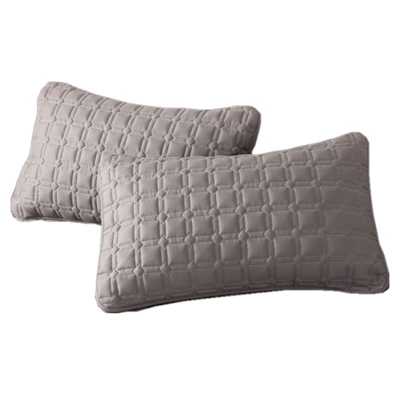 全棉枕套加棉枕头套单双人枕巾48cmx74cm家用枕芯保护套一对装2只