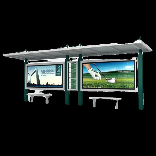广告灯箱候车成品亭公交站台生产厂家候车厅智能公交车站台招呼站