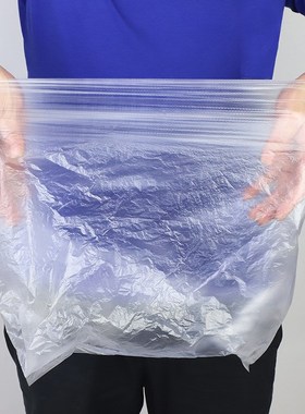 宾馆酒店民宿白色黑色一次性平口垃圾袋4H5x45x55加厚分类收纳