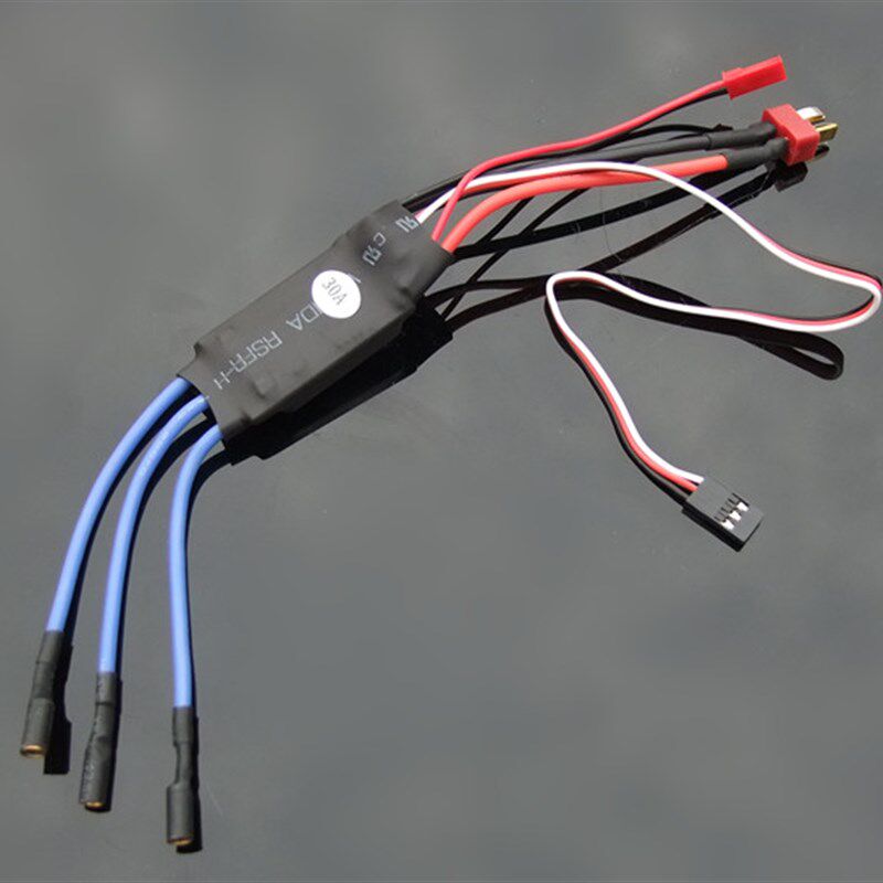 30A电调 无刷电调电子调速器 多轴电调 航模KT板飞机苏27歼10电机