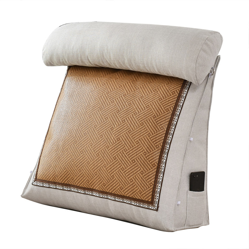 夏凉沙发靠垫床头大靠背垫夏季飘窗护腰靠背枕榻榻米床上护颈靠枕