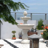 流水喷泉摆件欧式 户外庭院造景布置太阳能大型许愿池循环水乔迁礼