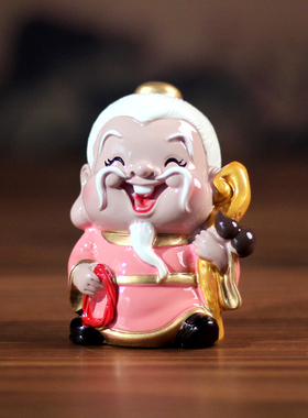 月下老人月老星君小神像摆件送男女朋友同事闺蜜脱单创意可爱礼物