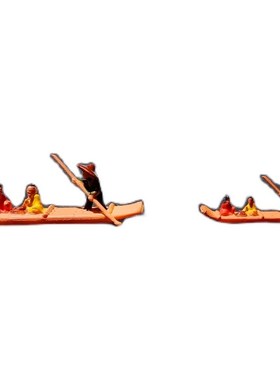 仿古船竹排竹筏奇j石假山盆景鱼缸沙盘枯山水微景观造景树脂小摆