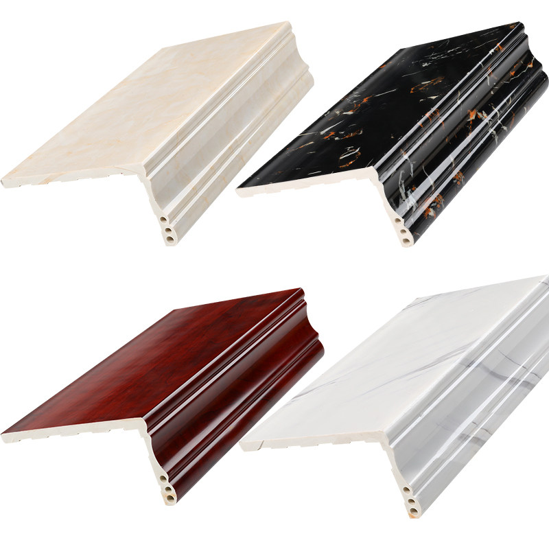 仿大理石一体窗套门套包口垭口电梯门包边石塑窗台板飘窗包框线条