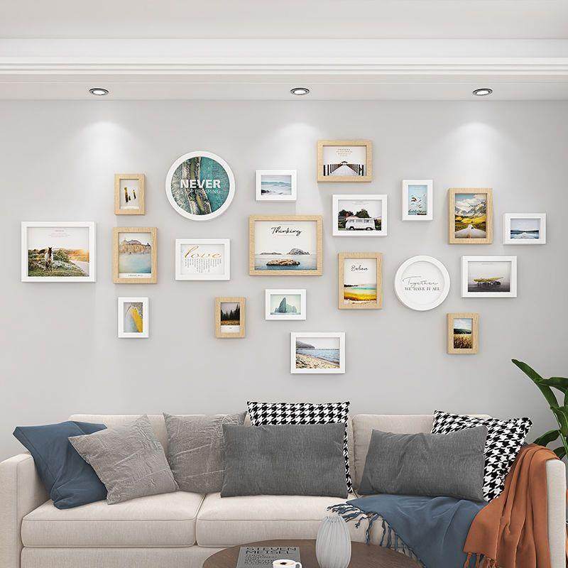 051简约现代照片墙装饰客厅免打孔创意组合相框挂墙相片墙相册,纺织面料/辅料/配套,纺织机械配件,淘宝优惠券,粉丝福利购,淘宝优惠卷