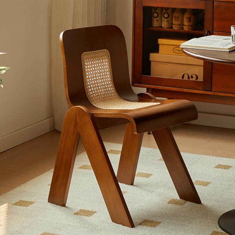 法式轻奢家用藤编餐椅复古风实木客厅休闲椅日式卧室书桌靠背椅子,收纳整理,烫衣板及配件,淘宝优惠券,粉丝福利购,淘宝优惠卷