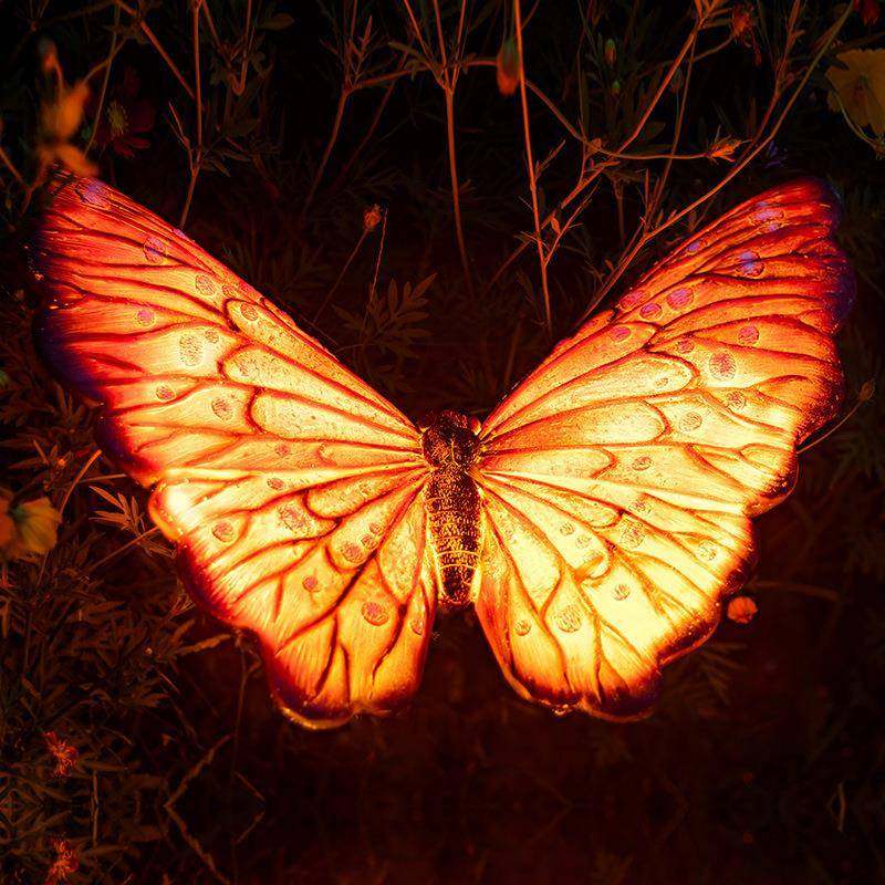 户外灯蝴蝶灯树脂庭院花园阳台布置装饰露台顶楼氛围草坪灯,纺织面料/辅料/配套,纺织机械配件,淘宝优惠券,粉丝福利购,淘宝优惠卷
