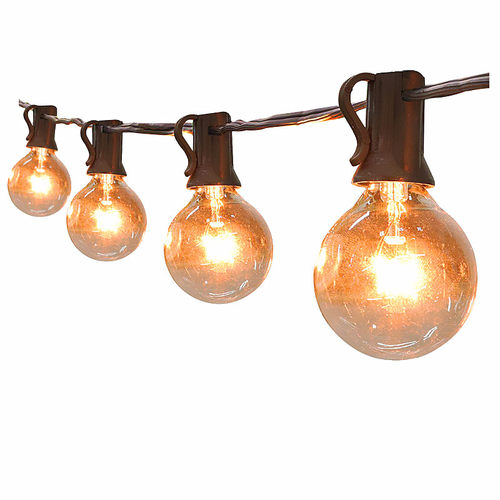 户外防水圆球小灯泡串灯装饰帐篷露营G气氛灯创意花园庭院婚庆布