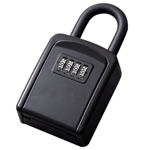小号密码锁钥匙盒门把手小盒钢丝绳民宿日租房家用装修密码钥匙盒