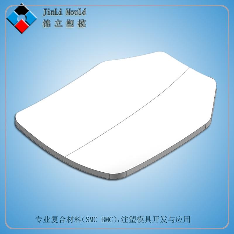 各类防弹模压模具胸盔板胸插板模具加工高分子PE材料模具