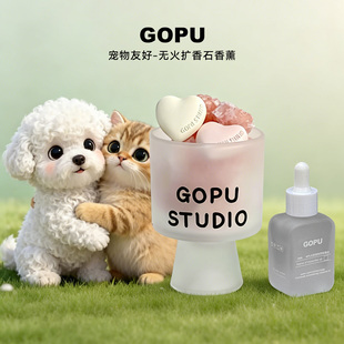 GOPU宠物友好香薰无火扩香石香薰礼盒套装纯植物精油送礼宠物可用