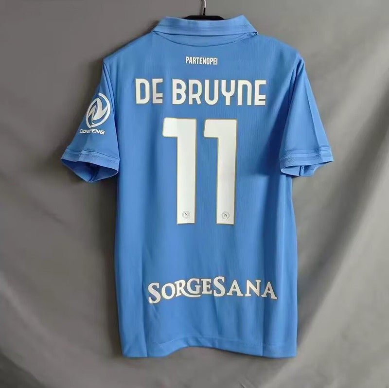thumbnail for 25 2627 Napoli jersey for home and away Halloween No. 8 McTominay 19 Højlun football jersey