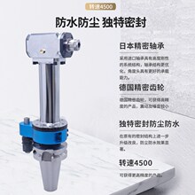 角度头 BT50 BT40-ER32 90度侧铣头 轻型高速Pcnc直角铣头加工中