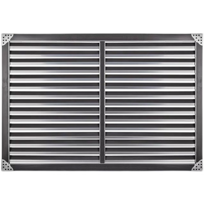 铝合金暖气罩装饰罩新式家用高端防尘暖气片罩遮挡罩百叶分水器罩