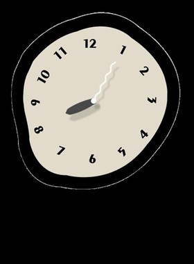 现代简约奶c油风家用装饰艺术时钟表摆钟挂墙客厅卧室沙发家居装