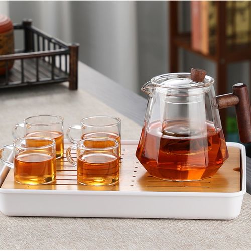 加厚玻璃茶壶耐高温茶水分离煮茶器家用泡茶单壶茶杯功夫茶具套装