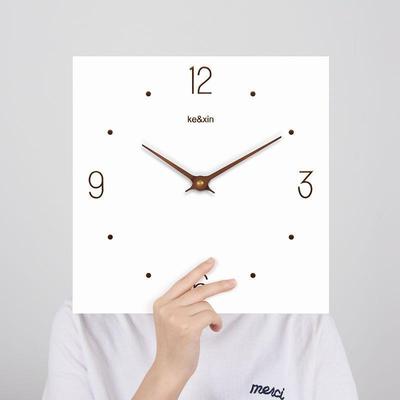 创意时尚新款简约大号挂钟田园韩式静音极简北欧钟表家用卧室时钟