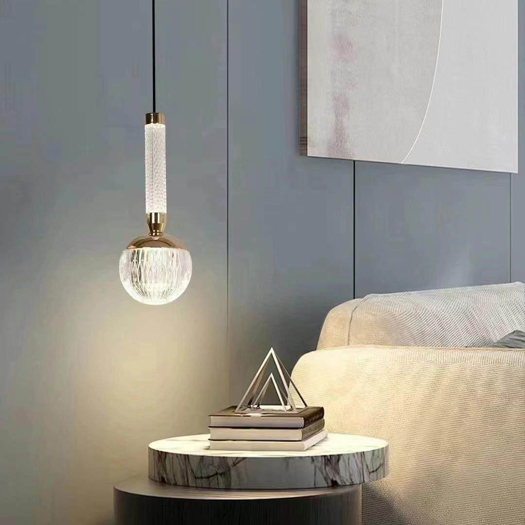 新款轻奢卧室床头吊灯现代简约圆形装饰创意艺术单个主卧长线吊灯,特色手工艺,其他特色工艺品,淘宝优惠券,粉丝福利购,淘宝优惠卷