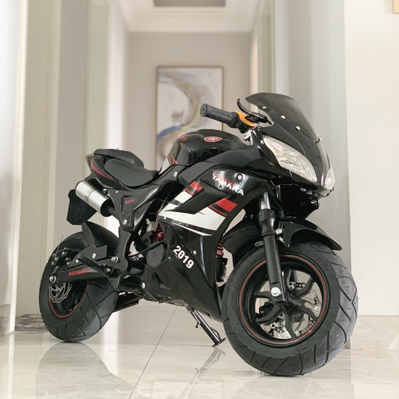 49CC迷你摩托车小型趴赛儿童机车成人中小跑车汽油电动车二冲四冲