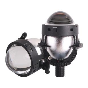 三为车灯新款 S9黑色无损60瓦6000k高亮12芯3寸LED双光透镜改装