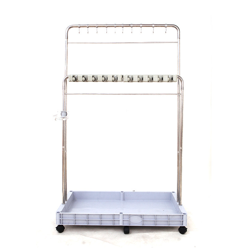 拖把架落地式不锈钢可移动拖把扫把架子免打孔家用挂架置物拖布架