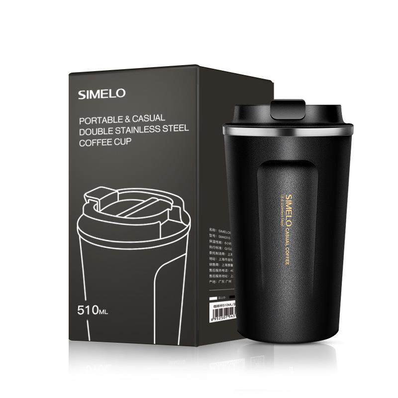 SIMELO 印象京都系列随行咖啡杯316不锈钢真空保温壶车载随行杯子