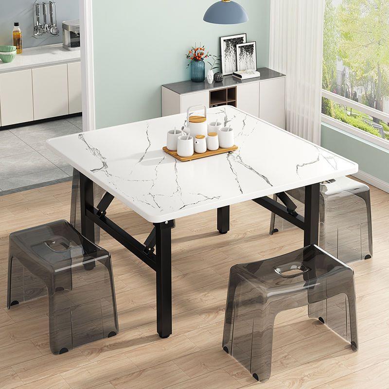 折叠桌方桌家用餐桌出租屋宿舍饭桌小地桌简易摆摊桌户外烧烤矮桌