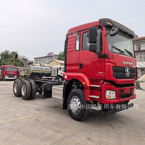 跨境厂家F3000陕汽德龙渣土车380HP国三大泵发动机前四后八自卸车